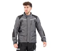 REV'IT! Revit Voltiac 3 H2O Giacca tessile moto, grigio, 2XL