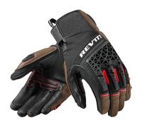 Revit Sand 4 - Guantes de moto, color negro/marrón, XL