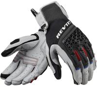 Revit Sand 4 Guantes de motocicleta, negro-gris, tamaño S para Hombres