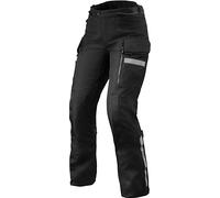 Revit Sand 4 H2O Pantalones textiles para motocicletas para mujer, negro/negro, Talla 46