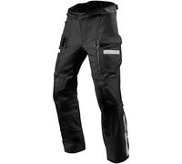 Revit Sand 4 H2O Pantalones textiles para motocicletas, negro, tamaño 3XL