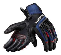 Revit Sand 4 Guantes de motocicleta, negro-azul, tamaño S