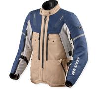 Revit Sand 5 H2O, chaqueta textil impermeable XXL male Beige/Azul