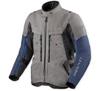 Revit Sand 5 H2O Chaqueta Textil Moto, Gris claro/gris oscuro, Talla XL