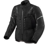 Revit Sand 5 H2O Chaqueta Textil Moto, negro-gris, tamaño L para Hombres