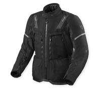 Revit Sand 5 H2O Giacca tessile da moto, nero/grigio, XL