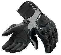 Revit Sand 5 H2O Guantes de moto impermeables, negro-gris, tamaño S para Hombres