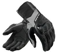 Revit Sand 5 H2O Guantes de moto impermeables, negro-gris, tamaño XL para Hombres