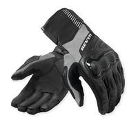 Revit Sand 5 H2O Guanti da moto impermeabili, nero/grigio, M | Protectores CE