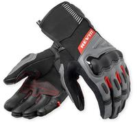 Revit Sand 5 H2O Guanti da moto impermeabili, nero/grigio/rosso, XL | Protectores CE