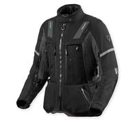 Revit Sand 5 H2O impermeabile Giacca tessile moto da donna, nero/antracite, 44