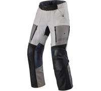Revit Sand 5 H2O Pantalones Textiles de Motocicleta Impermeables, Plata/Negro, Talla Short XL