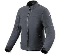 Revit Shade 2 H2O Chaqueta textil de motocicleta impermeable para damas, azul oscuro, Talla 34