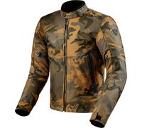 Revit Shade H2O Camo, chaqueta textil impermeable XL male Verde Oscuro/Marrón