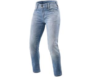 Revit Shelby 2 SK Damas Motorcycle Jeans, Blue Stone Wash, Talla Short 31