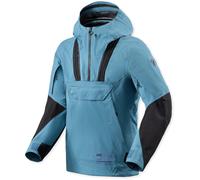 Revit Smock Blackwater 3 H2O Chaqueta cortavientos de motocicleta impermeable, azul/negro, Talla 3XL