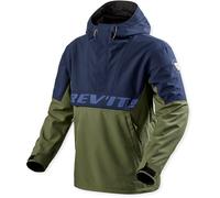 Revit Photon Chaqueta textil de moto impermeable, verde-azul, tamaño 2XL para Hombres