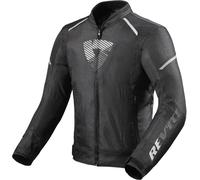 Revit Sprint H20 Chaqueta Textil Moto, Negro/Blanco, Talla 4XL