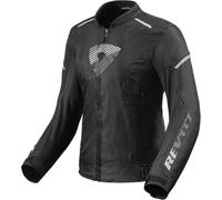Revit Sprint H2O Chaqueta textil de moto para mujer, negro-blanco, tamaño 36