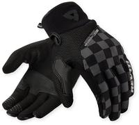 Revit Surge Chess Guantes de moto, negro/gris, Talla 3XL