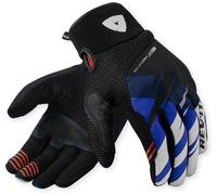 Revit Surge Guantes de moto, negro/azul, Talla 2XL
