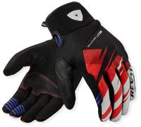 Revit Surge Guantes de moto, negro/rojo, Talla XL