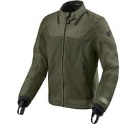 Revit Territory Chaqueta textil de motocicleta, verde, tamaño XL para Hombres