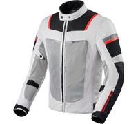 Revit Tornado 3 Chaqueta textil para motocicletas, Blanco/Negro, Talla M