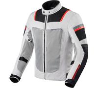 Revit Tornado 3 Chaqueta textil para motocicletas, Blanco/Negro, Talla S