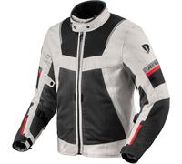 Revit Tornado 4 H2O chaqueta textil impermeable para motocicletas, Plata/Negro, Talla XXL