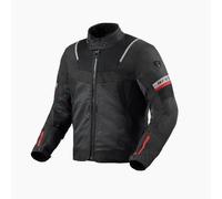 Revit Tornado 4 H2O impermeabile Moto Tessile Giacca, nero/grigio, S