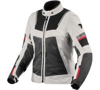 Revit Tornado 4 H2O impermeable Chaqueta textil de motocicleta para mujer, negro-plata, tamaño 38