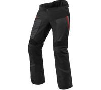 Revit Tornado 4 H2O Pantalones textiles impermeables para motocicletas, negro, Talla XL