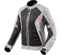 Revit Torque 2 Chaqueta textil para motocicletas para damas, gris-rosa, tamaño 34 para Mujer
