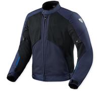 Revit Torque 3 H2O Chaqueta Textil de Motocicleta Impermeable, negro-azul, tamaño 3XL para Hombres