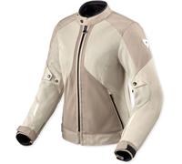 Revit Torque 3 H2O, chaqueta textil impermeable mujer 40 female Beige/Blanco