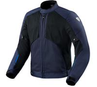 Revit Torque 3 H2O Chaqueta Textil de Motocicleta Impermeable, negro-azul, tamaño 2XL para Hombres