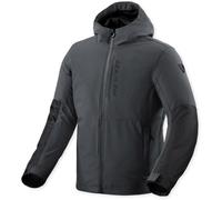 Revit Traffic 2 H2O Chaqueta textil impermeable para motocicleta, negro-azul, tamaño S para Hombres