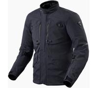 Revit Trench 2 GTX Chaqueta textil de moto impermeable, azul oscuro, Talla S