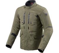 Revit Trench Gore-Tex Chaqueta de moto textil, Verde oscuro, Talla S