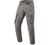 Revit Cargo Tristan Tapered Pantalones textiles de motocicleta, gris, tamaño 30 36 para Hombres