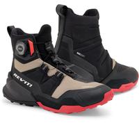 Revit Undercut H2O zapatillas impermeables para motocicletas, negro-beige, tamaño 47 para Hombres