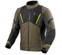 Revit Undulate H2O Chaqueta textil de moto impermeable, marrón/gris, Talla 3XL