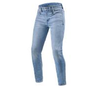 REV'IT! Vaqueros de Moto Piston 3 SK Azul claro vintageW34 x L36 Azul claro vintage