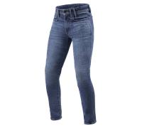 REV'IT! Vaqueros de Moto Piston 3 SK Azul MedioW32 x L34 Azul Medio