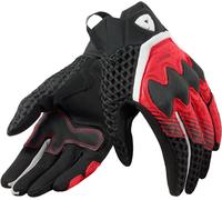 Revit Veloz Guantes de moto para mujer, negro/rojo, Talla XS