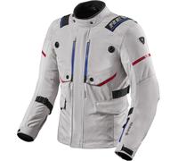 Revit Vertical GTX Chaqueta textil para motocicleta, blanco/plata, Talla M