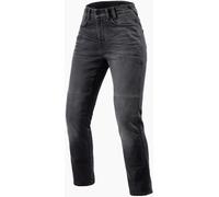 Revit Victoria 2 SF Vaqueros de moto para damas, negro-gris, tamaño 30 32 para Mujer