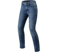 Revit Victoria Damas Motorcycle Jeans, azul oscuro, Talla 28