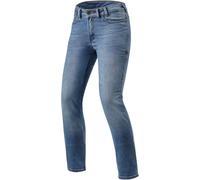 Revit Victoria Damas Motorcycle Jeans, Blue Stone Wash, Talla 28